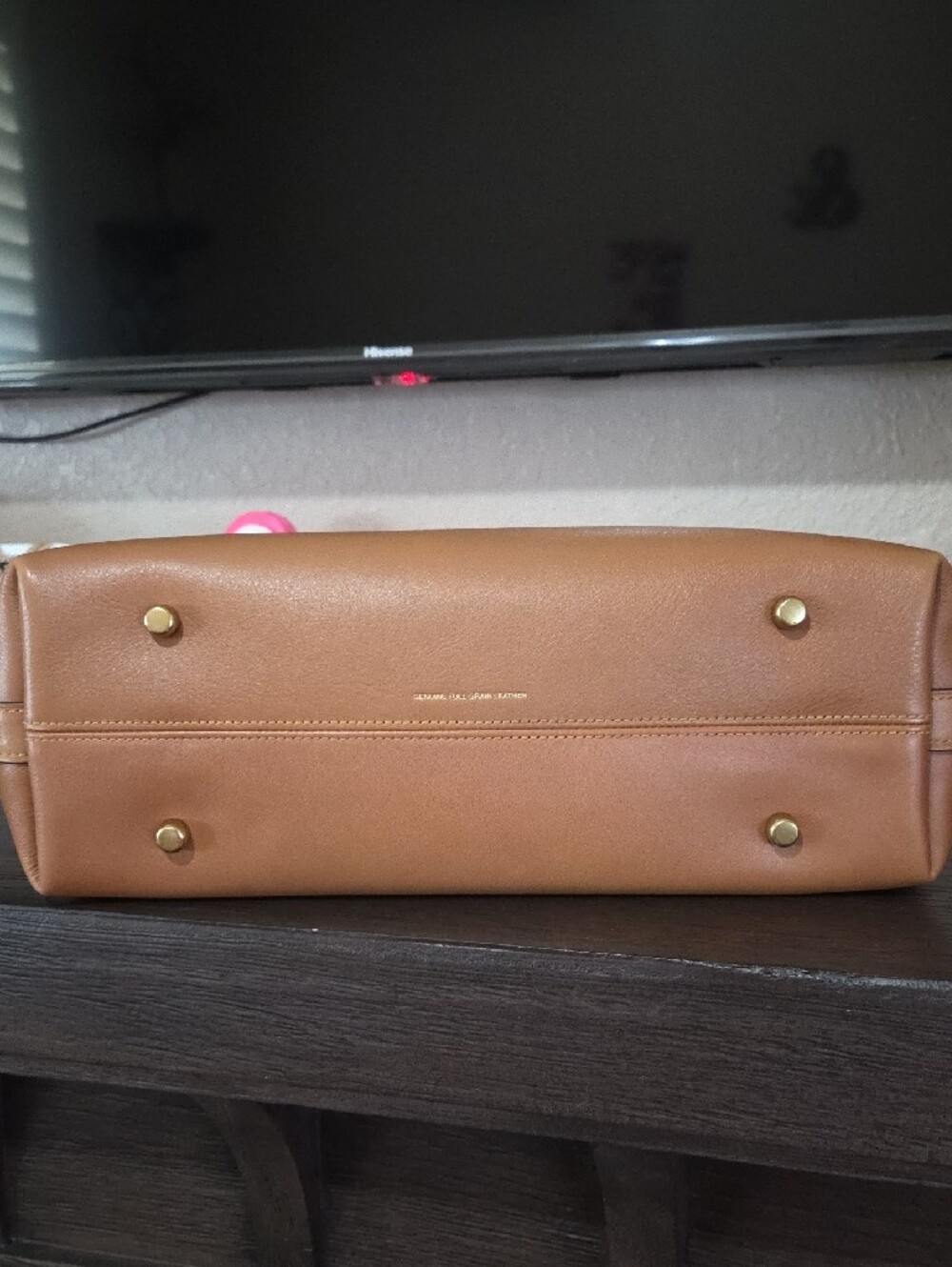 Coach Empire 28 Honey Brown Leather Satchel - Picture 4 of 9